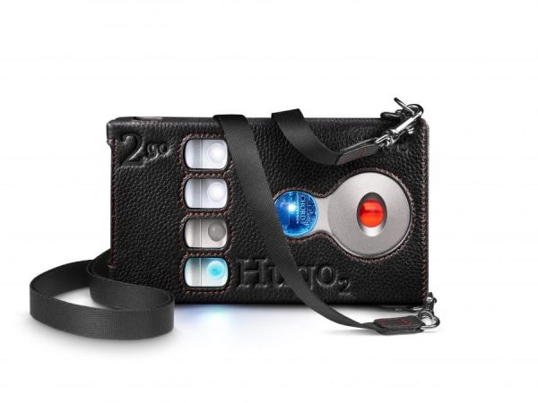 2GO - Hugo 2 2Go premium Ledertasche mit Bandlänge