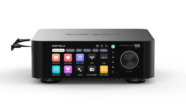 Play CD Edition - Streamer musical avec lecteur CD, amplificateur de classe D et WiFi, LAN, Bluetooth