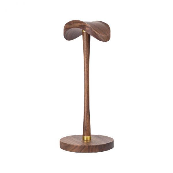 HS21 Support pour casque en noyer massif