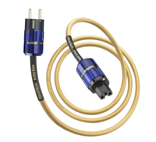 Câble secteur double blindage Evo3 Elite 2m 3 x 1.5mm²