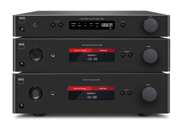 NAD C338  Amplificateur intégré avec Dac, Phono, Wifi et Chromecast